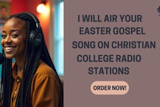 air your easter gospel song to christian college radio