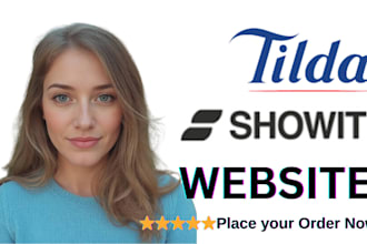 design, redesign, and customize your showit squarespace website or tilda website