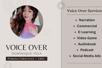 record an american female voice over w soft, friendly tone