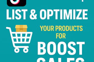 list and optimize your products for tiktok shop