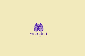 do trendy yoga logo design with brand identity in your range