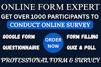conduct and distribute your online survey to real and targeted audience