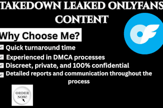 take down leaked onlyfans content fast with dmca takedown support