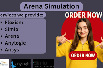 do simulation using arena anylogic flexsim simio