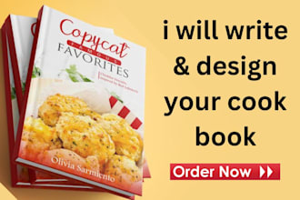 do recipe, cookbook layout design formatting, cover design