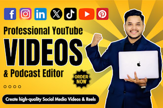 edit youtube videos podcasts and create high quality social media reels
