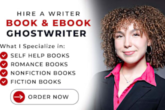 be your ghostwriter for christian and fiction self help books ebook writer