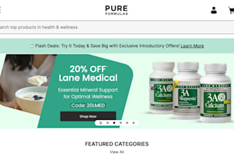 make nutraceutical supplement store peptide, probiotic, protein supplement store