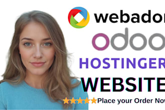 design revamp copy clone duplicate webador duda canva to wix odoo hostinger site