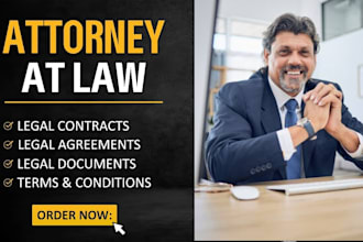 be your lawyer to draft contracts, agreements and legal documents for you