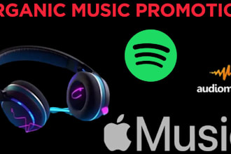 do organic, worldwide, music promotion, apple music, spotify and audiomack promo