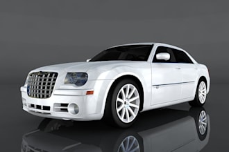 visualize 3d gta vehicle with blender,car interior,fivemcar model,hypercar model
