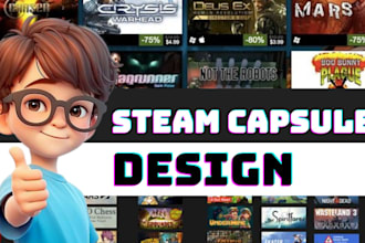 do steam game promotion, steam capsule design for game marketing, roblox game