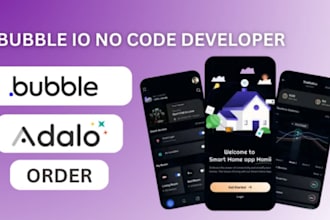 develop mvp saas or marketplace app bubble adalo weweb flutterflow