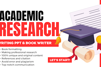 be your academic ghostwriter, academic writing, genomics and book formatting