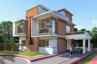 do 3d duplex, villa, cozy, home apartment design with 3d renovation