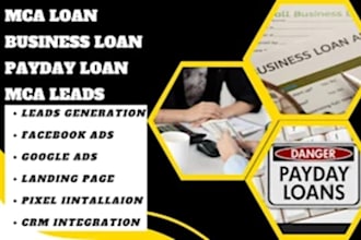 provide targeted business loan lead, aged mca, sba, mortgage leads generation