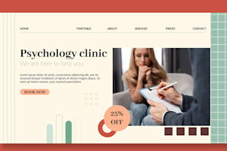 create a counselling website, therapy website, consultation website or app