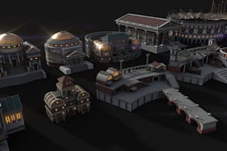 design 3d game environment 3d game asset unity, unreal engine games level design