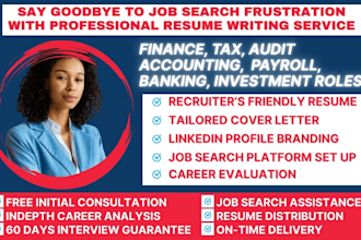 write professional accounting resume, tax, audit, esg, CPA CV help, cover letter