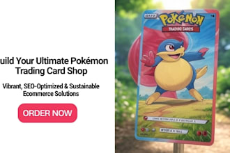 custom pokemon trading card shopify store collectible tgc pokemon shopify store