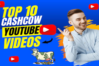 create top 10 cash cow videos, youtube automated cash cow, cash cow channel,