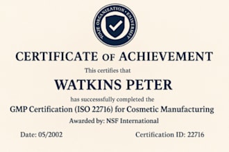 be your organic cosmetic chemist formulation and chemist for product development
