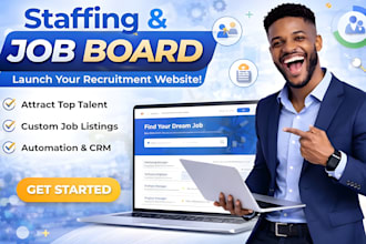 build automated staffing recruitment website ai powered job portal wix listing