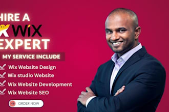 design and develop a stunning wix or wix studio website