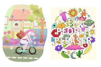 create vibrant editorial illustrations for blogs, magazines and articles