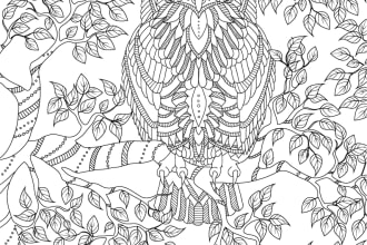 make black and white coloring book page