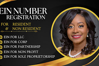 obtain ein number , llc ein in 24hours for resident ,7days non resident,  US ein