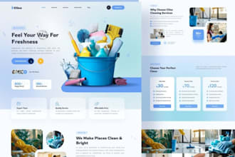 build commercial cleaning website office cleaning service house cleaning website