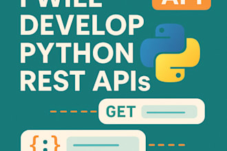 develop custom rest apis with python flask or fastapi