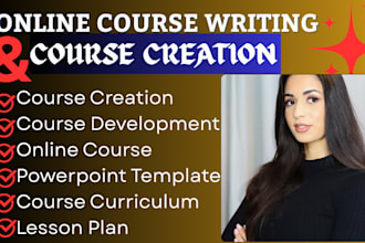 create online course, course creation, course curriculum, online course content