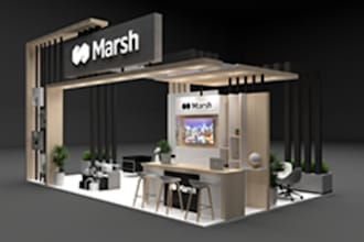 3d exhibition booth design 3d trade booth design kiosk stall design mall stall