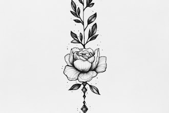 make custom tattoo geometric and minimalist design for you