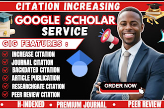 increase google scholar citation, backdated citation and increases scholar index