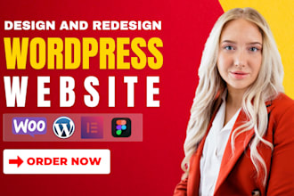 create rebuild copy edit update design redesign wordpress wesbsite elementor pro