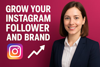 be your instagram marketing, manage, grow page and promote your brand