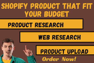 do shopify product research and shopify fba product research for a fba pl