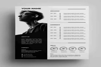 design your resume, CV and cover letter in ms word
