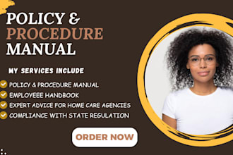 create home care policy and procedure manual ndis health care employee handbook