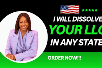 dissolve US llc, registered agent, amend llc, change of address, file boi report