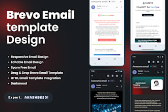 do brevo email template design and brevo campaign setup
