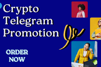grow crypto telegram promotion, crypto telegram marketing, telegram subscriber