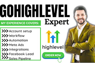 do gohighlevel meta ads integration landing page design facebook lead workflow