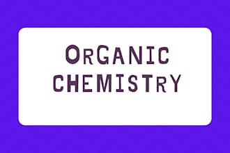 tutor you in details about organic chemistry