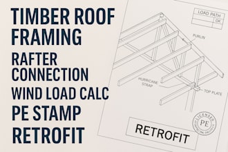 roof truss load calc structural framing plan roof framing pe stamp texas