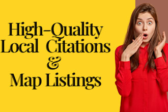 build high quality local citations to boost local SEO and gmb ranking